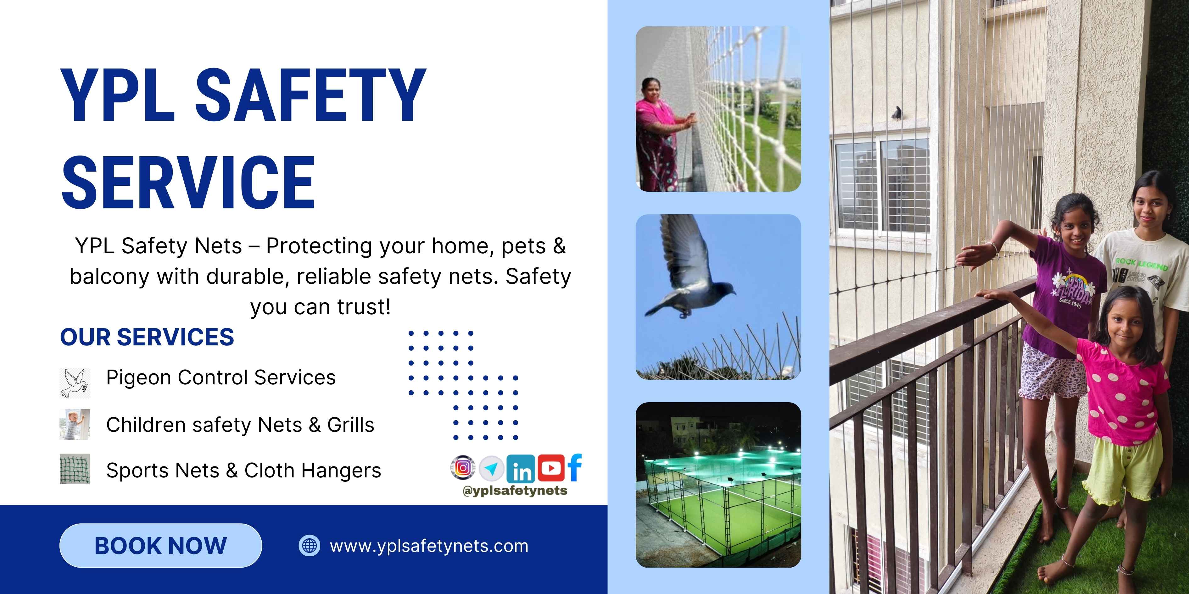 YPL Safety Nets - Balcony Protection